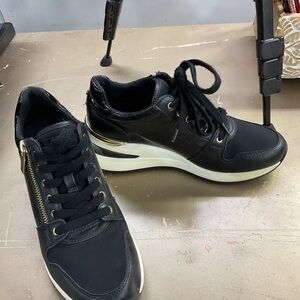 Aldo Black Sneakers with Cushioned Sole and Modern Design
